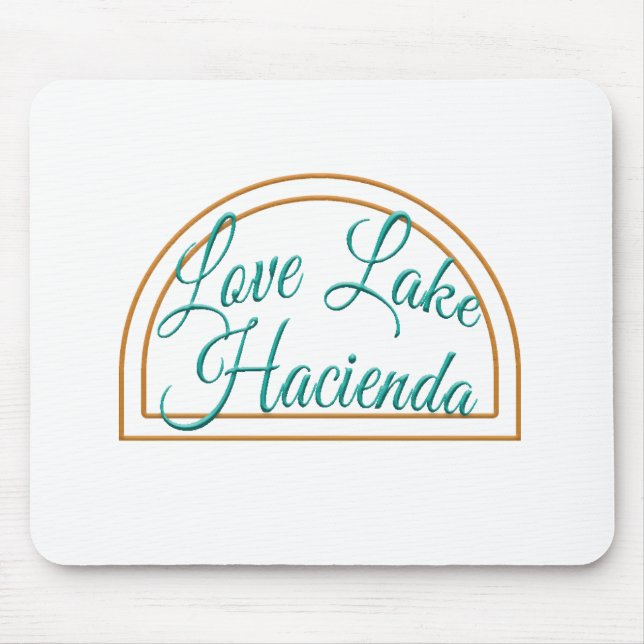 Love Lake Hacienda Mouse Pad (Frente)