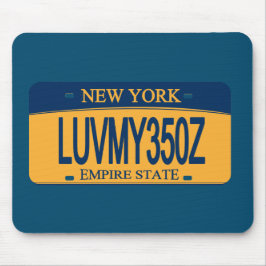 Love My 350Z NY License Plate Mouse Pad