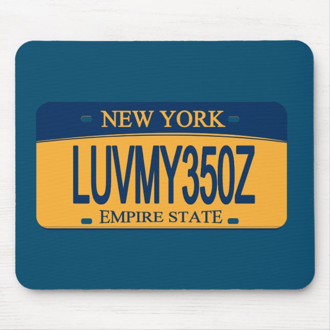 Love My 350Z NY License Plate Mouse Pad (Frente)