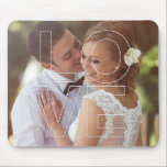 LOVE Overlay Foot Mouse Pad<br><div class="desc">Presente personalizado de fotografia desenhado por Berry Berry Sweet. Visite nosso site em www.berryberrysweet.com para obter artigos modernos de papelaria e presentes personalizados.</div>