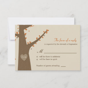 Love Owls Wedding RSVP / Cartão de Resposta