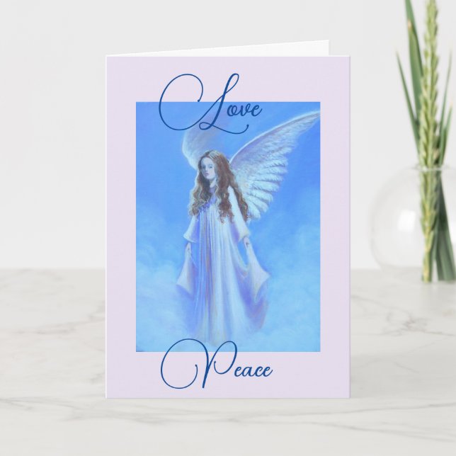 Love & PeaceStandard, Cartão de saudação dobrado d (Frente)