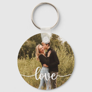 Love Photo Simple Chaveiro