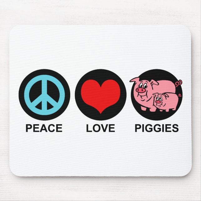 Love Piggies Mousepad (Frente)