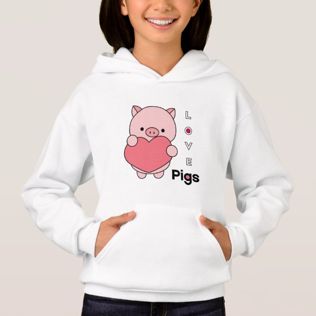 Love Pigs national porco day designs (Frente)