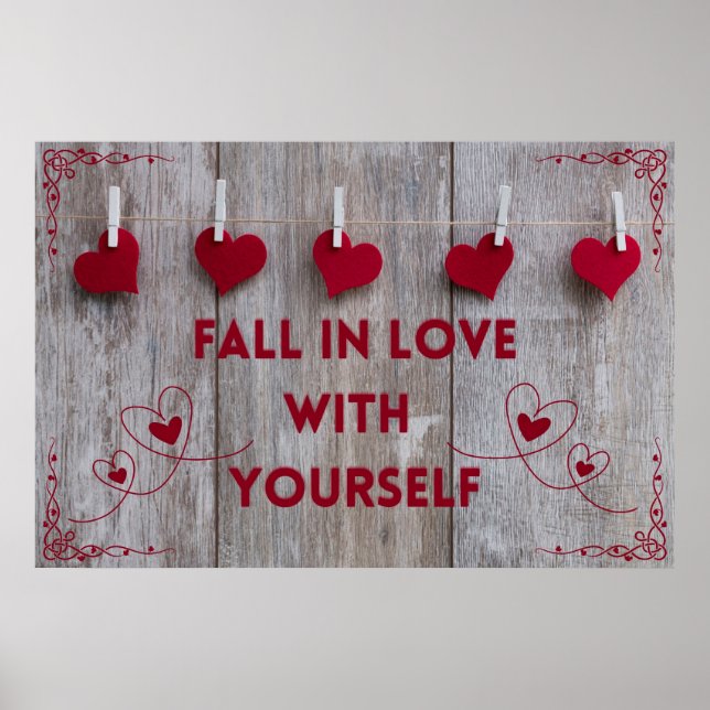 "Love" Positive Wall art Poster (Frente)