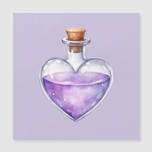 Love Potion Heart Glass magnetic card