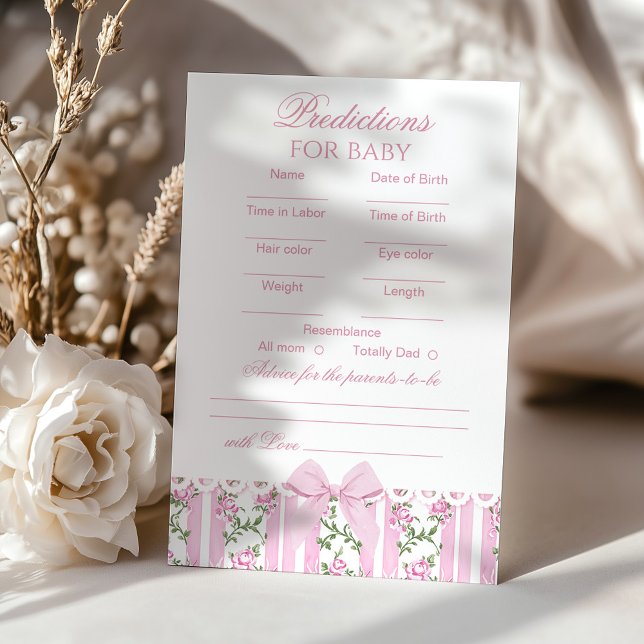 Love Shack Baby Predictions for baby Coquette Bow (Criador carregado)