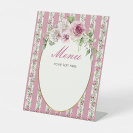 Love Shack Fiance Menu Blush Pink Chá de panela