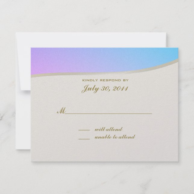 Love Songs Bat Mitzvah/ Cartão de Resposta (Frente)