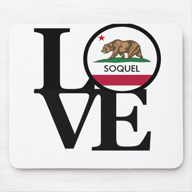LOVE Soquel California Mousepad (Frente)