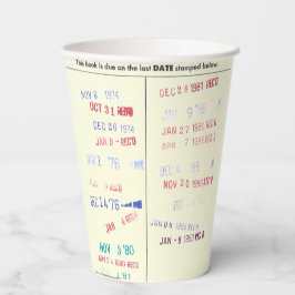 Love Story Due Date Library Card Wedding