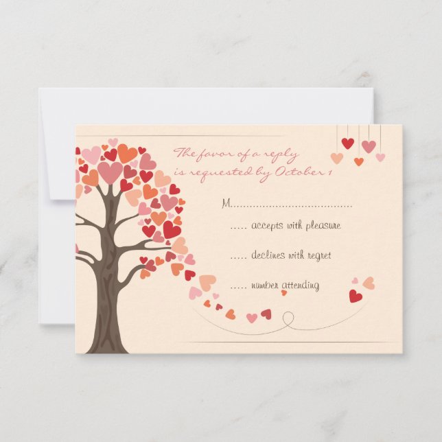 Love Tree Hearding RSVP (Frente)