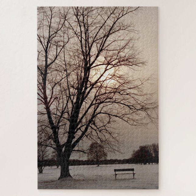 Love Tree Quebra-cabeça Delaware Park Buffalo NY j (Vertical)