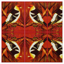 Love U Tanager Tecido