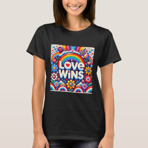 Love Win Art Camisetas Sticker