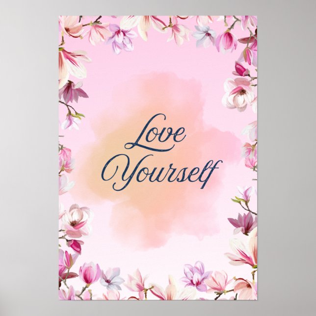 Love Yourself Attractive Poster (Frente)