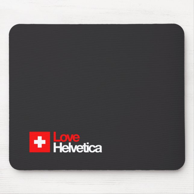 LoveHelvetica MousePad 001 (Frente)