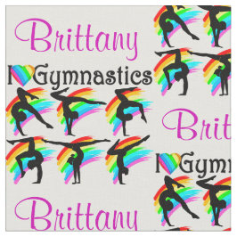 LOVELMENTE PERSONALIZADO EU AMO TECIDO GINÁSTICO