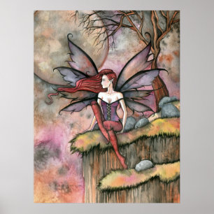 Lovely Fairy Art Poster por Molly Harrison