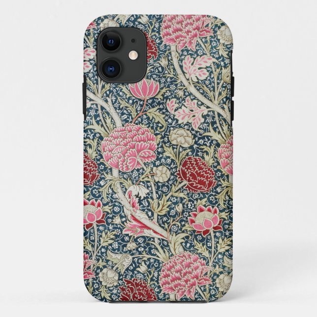 Lovely William Morris Floral Case-Mate capas de ip (Verso)