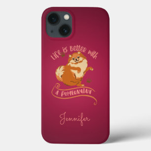 Lover Pomerano Rosa Personalizado