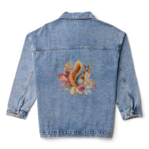 Lovin Squirrels Denim Jean Jaqueta