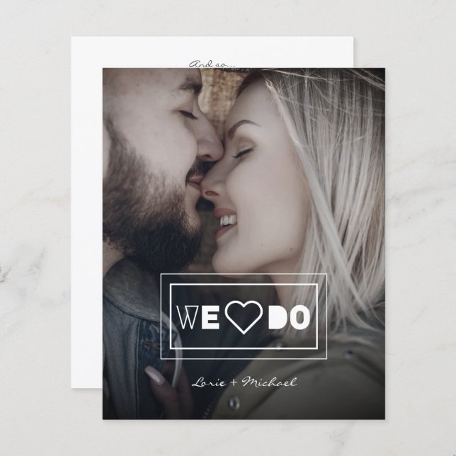 Low Cost Trendy Funny We Do Calligraphy Photo (Frente/Verso)