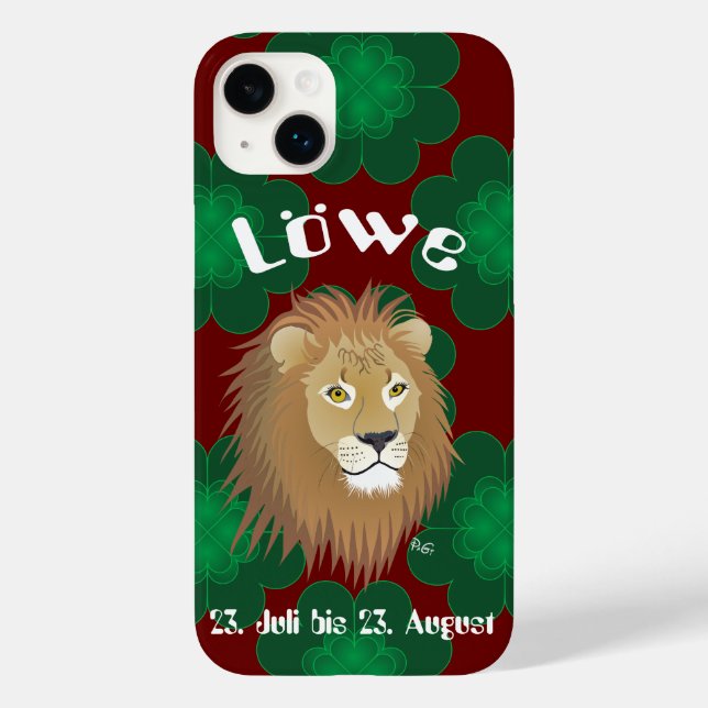 Löwe 23. Juli bis 22. August Apple iPhone Hüllen (Verso)