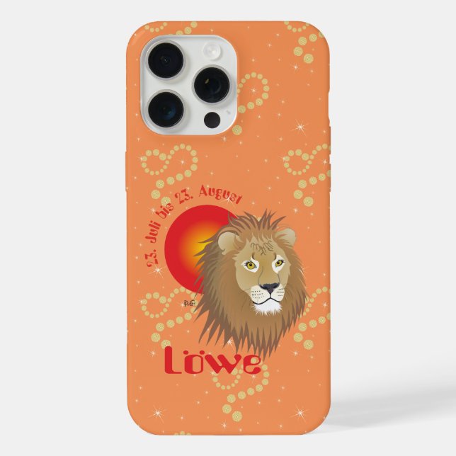 Löwe 23. Juli bis 22. August iPhone Hüllen (Verso)