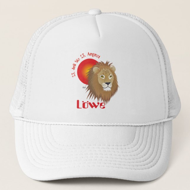 Löwe - Boné de Sternzeichen (Frente)