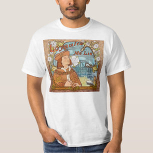 Loyaulte mim camisa masculina do XL t da mentira,