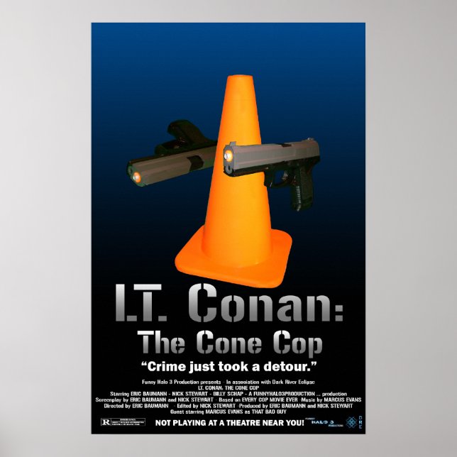 Lt. Conan: The Cone Cop Movie Poster (Frente)