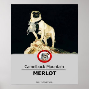 Lt. Vincent Thomas Pugs Etiqueta Privada Poster