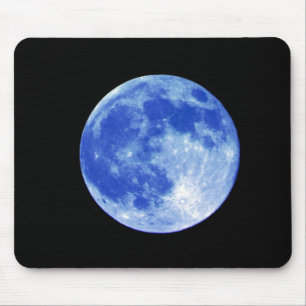 Lua azul Mousepad