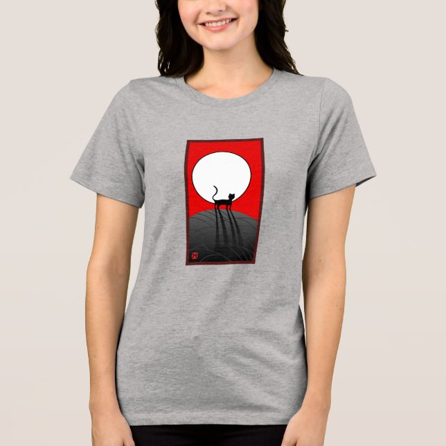 Lua cheia e gato (Frente)