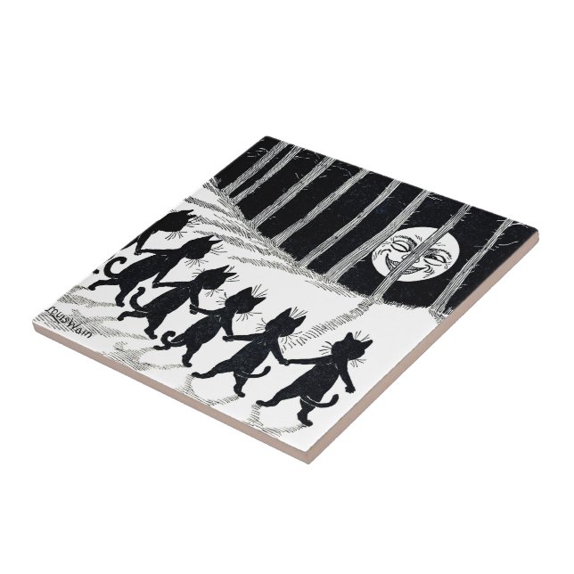 Lua cheia e gatos, Louis Wain (Lateral)