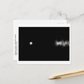 Lua Cheia Nascente sobre o Mar - Cartão Postal