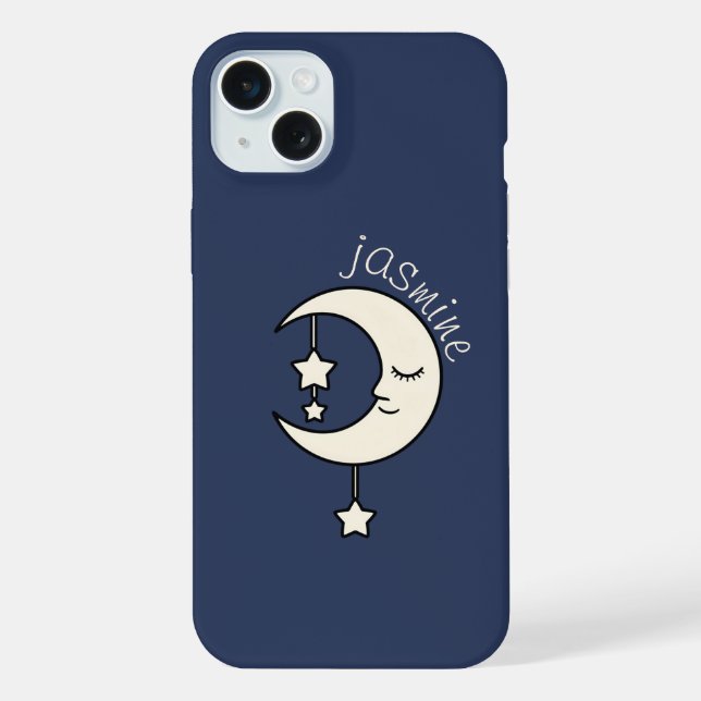 Lua Crescente Personalizada com Estrela (Verso)