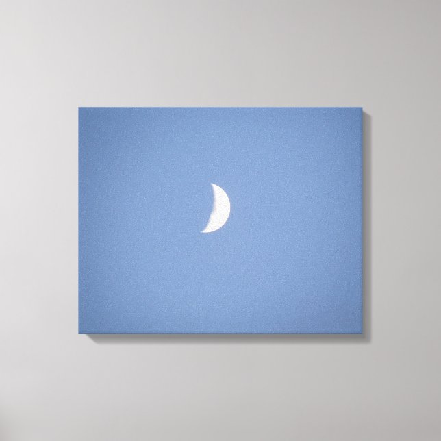 Lua de Crescente Lindo na Canvas de Verão (Frente)