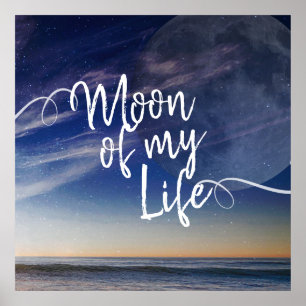 Lua de meu poster da vida