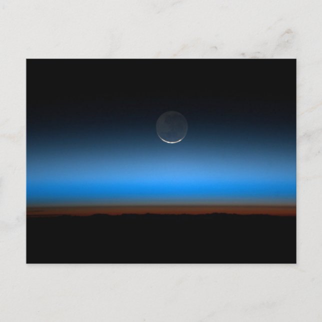 Lua do Cartão Postal do Espaço (Frente)