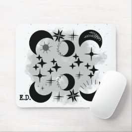 LUA E ESTRELAS MOUSE PAD