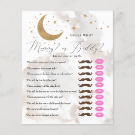 Lua e Estrelas | PAI MAMÃE | Jogo Chá de fraldas