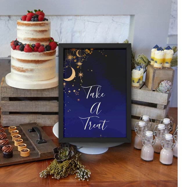 Lua e estrelas pegam poster (Criador carregado)