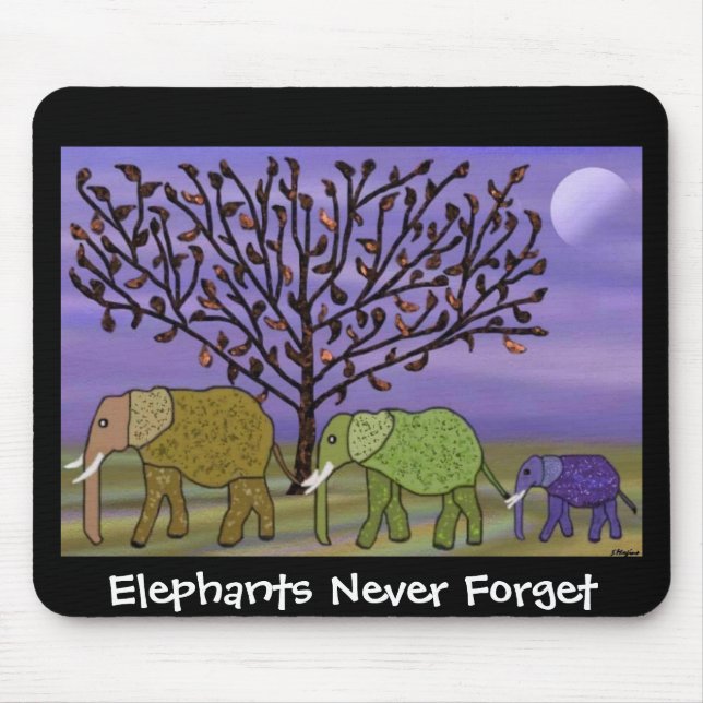 Lua Mousepad do elefante (Frente)