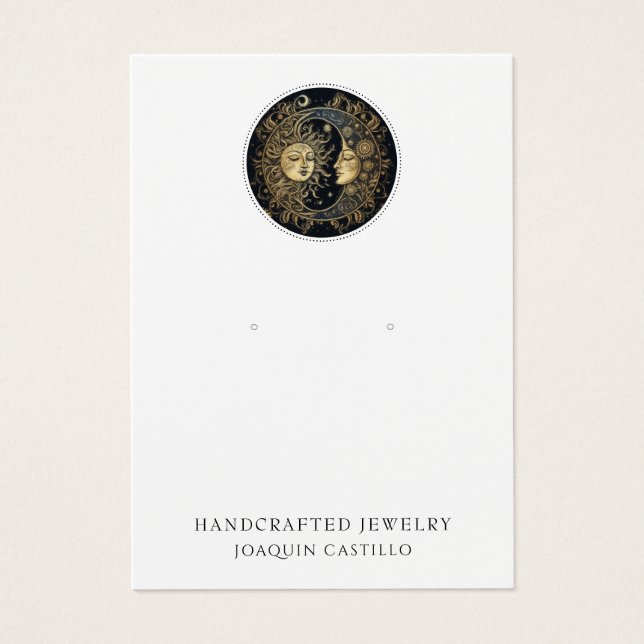 Lua Negra Celestial, Dourada, A Chorar Joia (Frente)