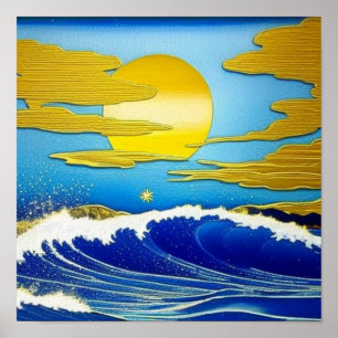 Lua ouro no mar Poster