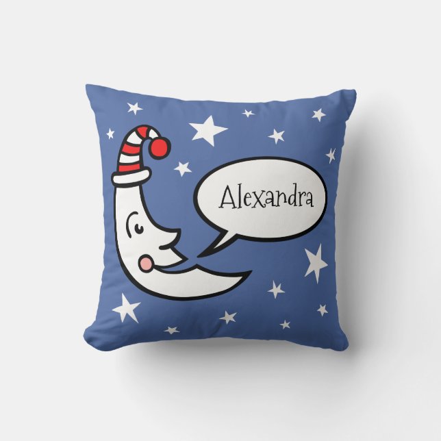 Lua personalizada e almofada de Travesseiro decora (Frente)