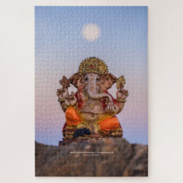 Lua sobre Ganeshji 20x30 Quebra-cabeça